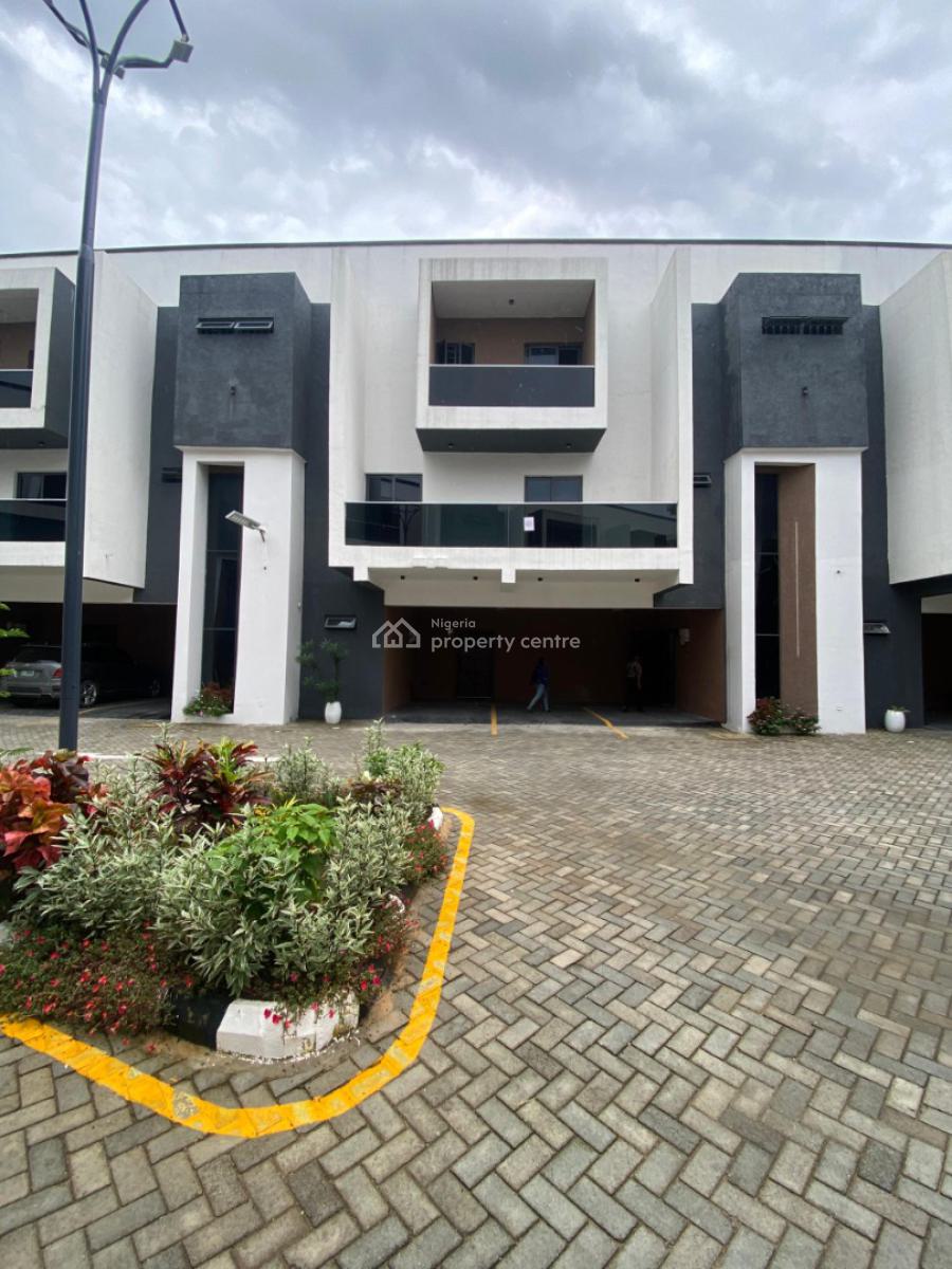 4 Bedroom Maisonette with Bq,swimming Pool,playground & Cinema, Ikate, Lekki, Lagos, Terraced Duplex for Sale