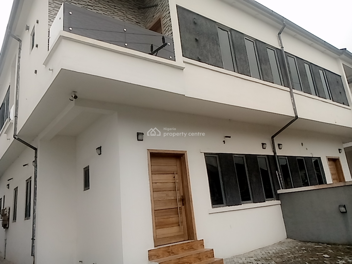a Brand New 4 Bedroom Semi Detached Duplex and a Bq, Agungi, Lekki, Lagos, Semi-detached Duplex for Rent