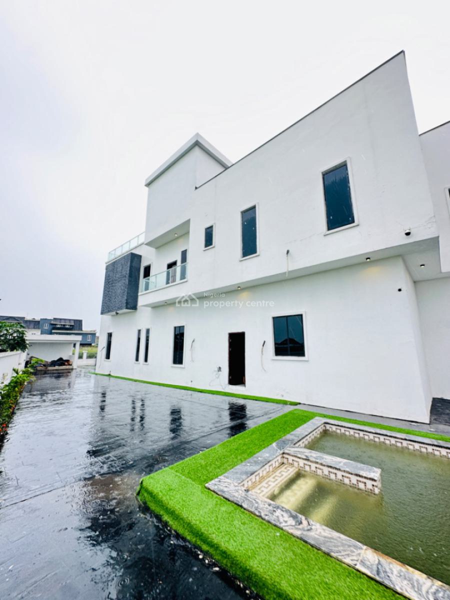 Contemporary 5 Bedrooms Detached Duplex with Pool, Cinema, Rooftop, Royal Garden Estate, Lekki, Lagos, Detached Duplex for Sale