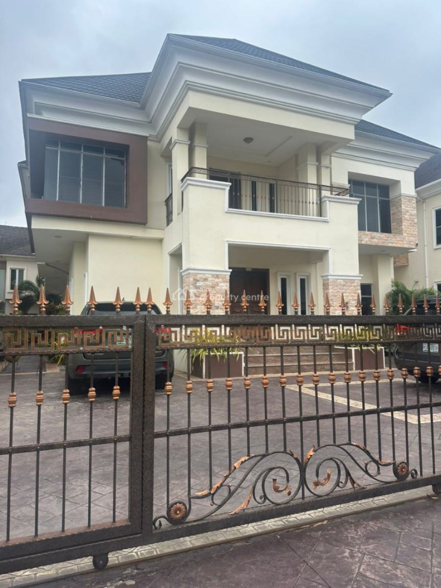 Lovely 6 Bedroom Mansion with a Pool and Cinema, Pinnocck Beach Estate, Osapa London, Lekki, Lagos, Detached Duplex for Sale