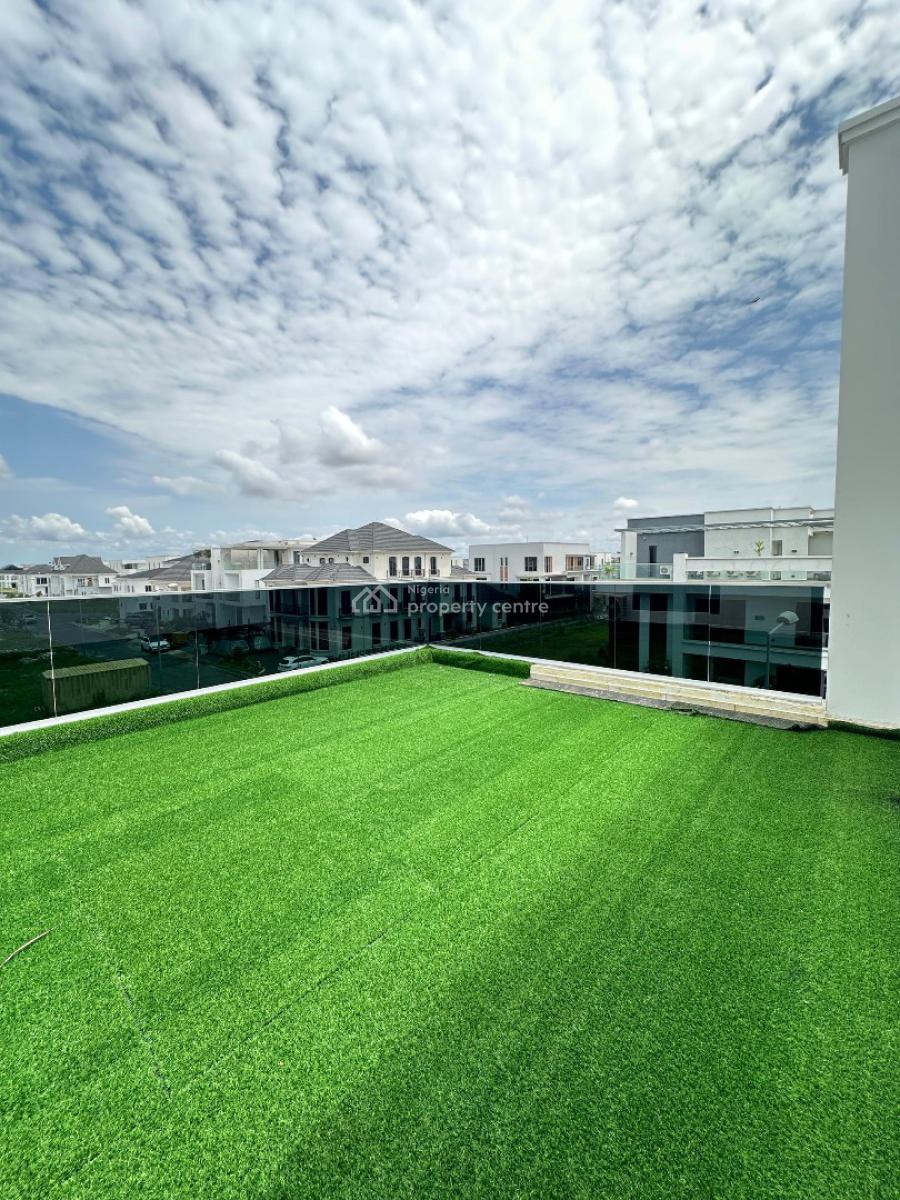 The Most Affordable Luxury 4 Bedroom Detached Duplex in Cowrie Creek, Contemporary Spacious 4 Bedroom Semi-detached Duplex with Bq, Rooftop, Ikate, Lekki, Lagos, Semi-detached Duplex for Sale
