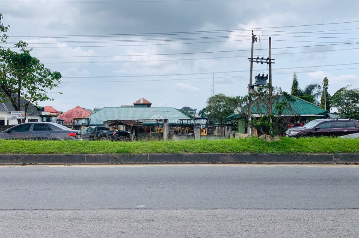 a Fenced Parcel of Land, G.u Ake Road, Eliozu, Port Harcourt, Rivers, Commercial Land for Sale