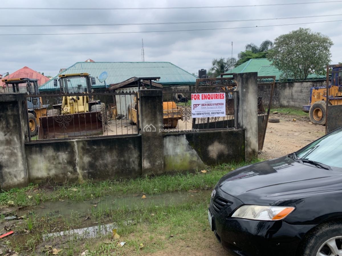a Fenced Parcel of Land, G.u Ake Road, Eliozu, Port Harcourt, Rivers, Commercial Land for Sale