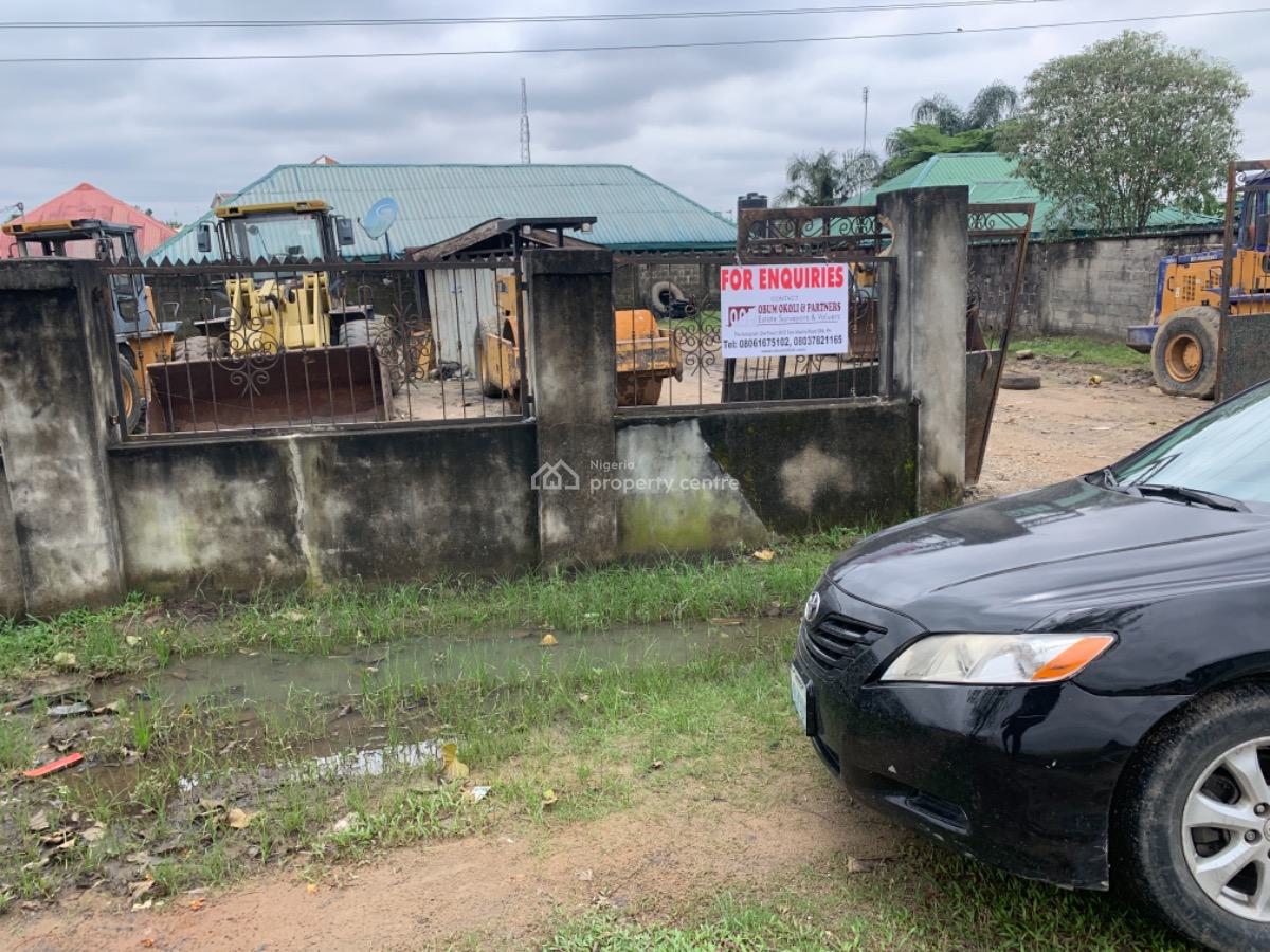 a Fenced Parcel of Land, G.u Ake Road, Eliozu, Port Harcourt, Rivers, Commercial Land for Sale