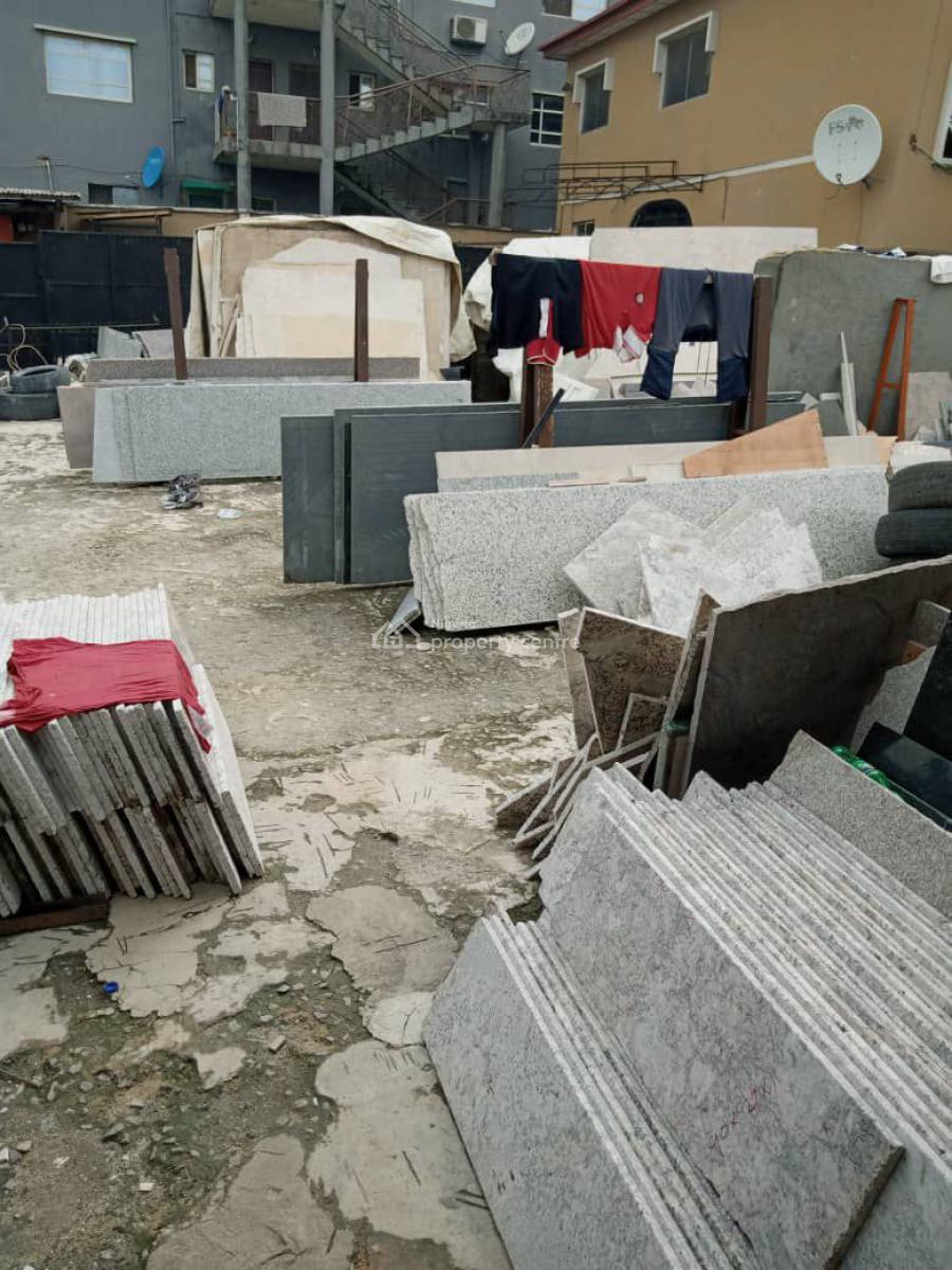 Corner Piece with Setback of Upstairs Using As Office Facing The Road, Ojota, Lagos, Commercial Property for Sale