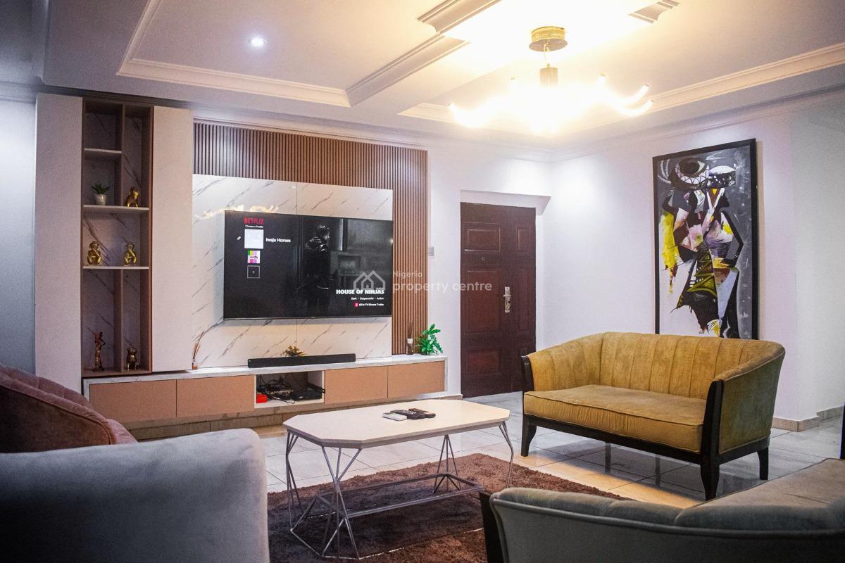 Fully Furnished Spacious 3 Bed Flat with Bq on 3rd Floor with Elevator, Lekki Gardens Estate, Kusenla, Ikate, Lekki, Lagos, Flat / Apartment for Sale