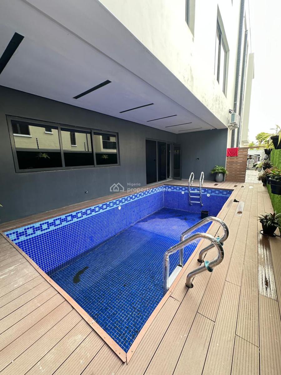 Exquisite Spacious 5 Bedroom Fully Detached Duplex with Bq,cinema,pool, Spacious 5 Bedroom in a Serene Environment with C of O , Lekki Phase 1, Lekki Phase 1, Lekki, Lagos, Detached Duplex for Sale