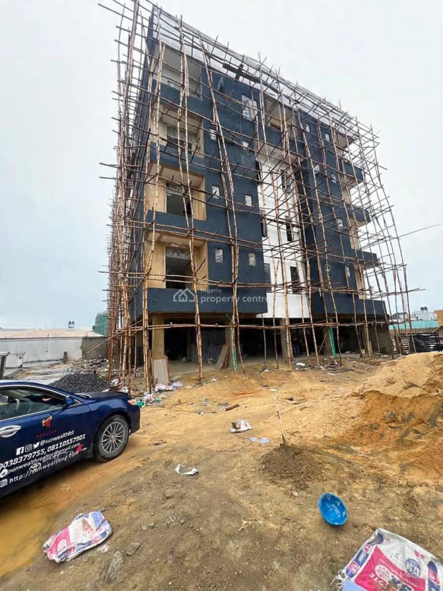 Affordable 2 Bedroom Apartment with Swimming Pool and Bq, Ikate, Lekki, Lagos, Block of Flats for Sale