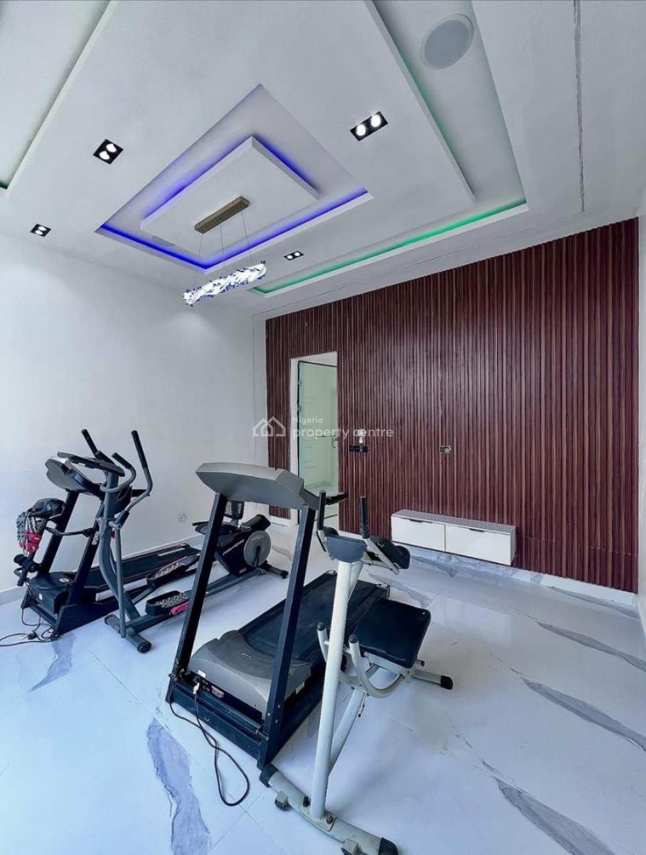 Spacious 6 Bedroom Fully Detached Duplex with Bq, Equipped Gym, & Cinema, Ikate, Lekki, Lagos, House for Sale