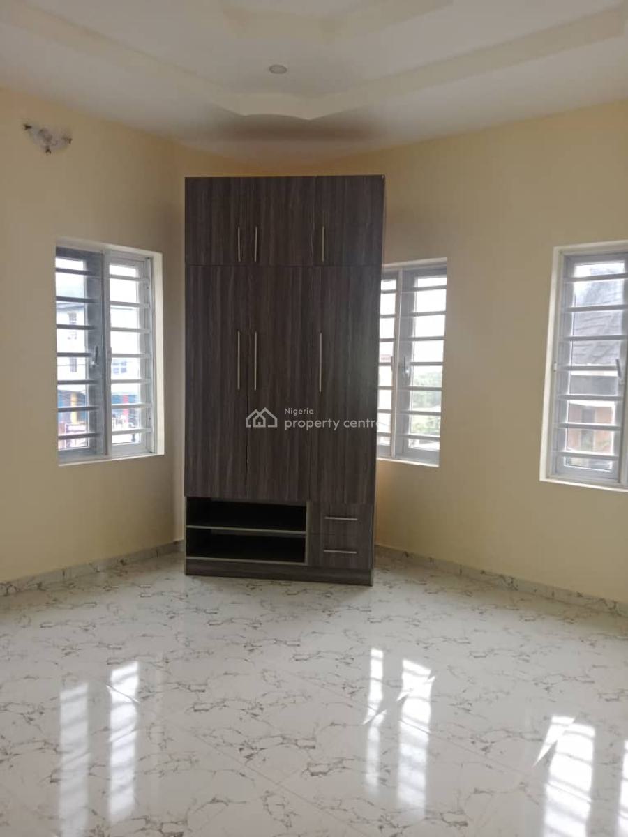 New Lovely 2 Bedroom Flat All Room Ensuit with Visitors Toilet, Off College Road Ogba, Ogba, Ikeja, Lagos, Flat / Apartment for Rent