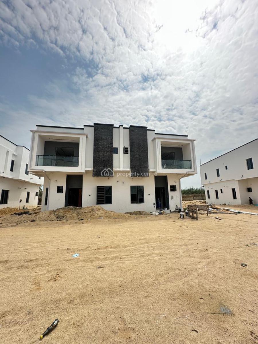 Very Spacious Exquisite Luxury 4 Bedroom Self Compound Semi-detached, Affordable 4 Bedroom in a Serene Environment, Vgc Lagos, Vgc, Lekki, Lagos, Semi-detached Duplex for Sale