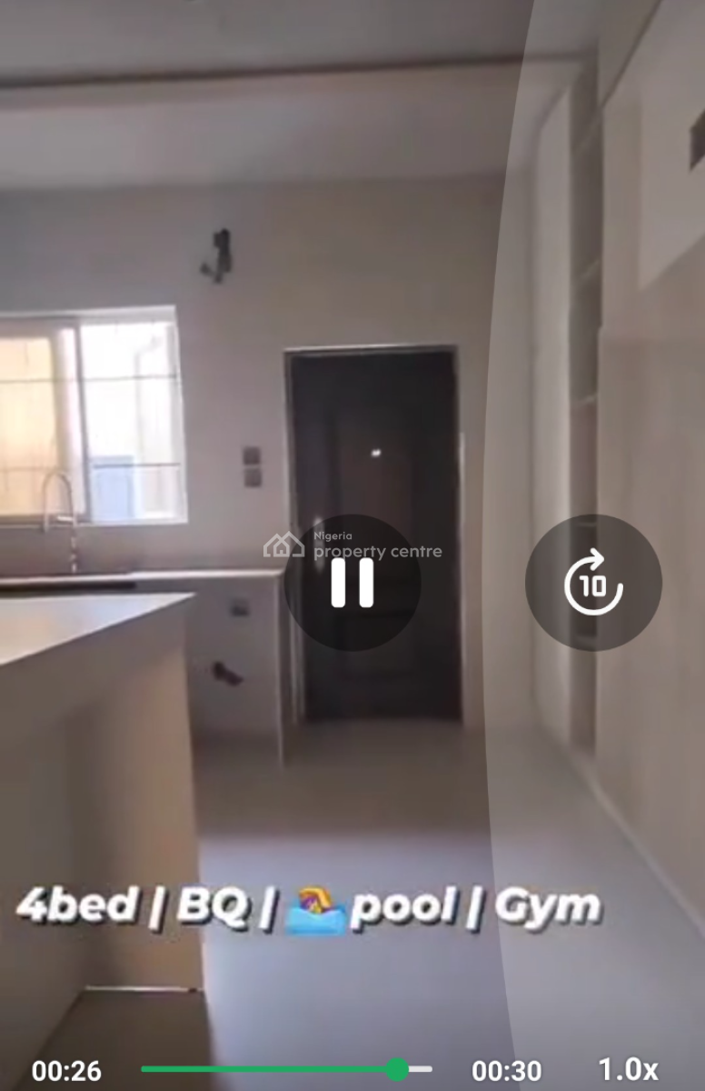 Fully Service 4 Bedroom Detached Duplex with Bq, Harris Drive, Vgc, Lekki, Lagos, Detached Duplex for Rent