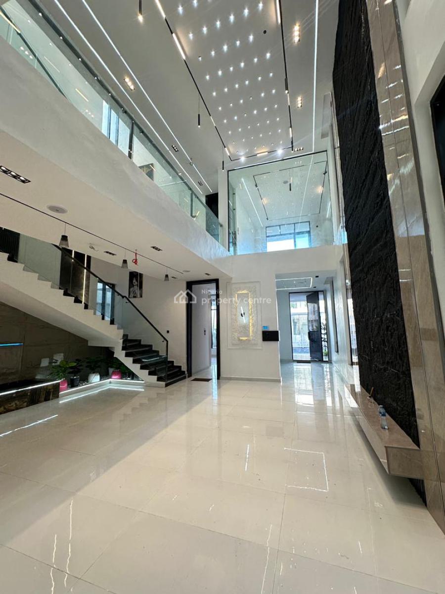 Exquisite Spacious 6 Bedroom Fully Detached Duplex with Bq, Cinema, Ro, 6 Bedroom in a Serene Environment with Rooftop, Chevron Lekki, Lekki, Lagos, Detached Duplex for Sale