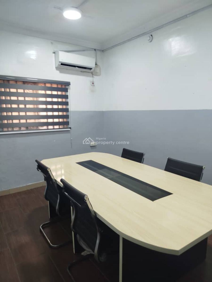 Has 6 Rooms That Has Toilets/showers.  There Are Reception Areas Up an, Adeniyi Jones, Ikeja, Lagos, Commercial Property for Rent