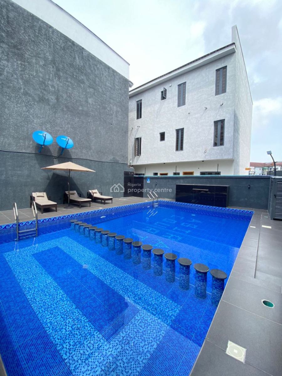 Stunning 4 Bedroom Terrace Duplex with Pool and Gym, Ikate, Lekki, Lagos, Terraced Duplex for Rent