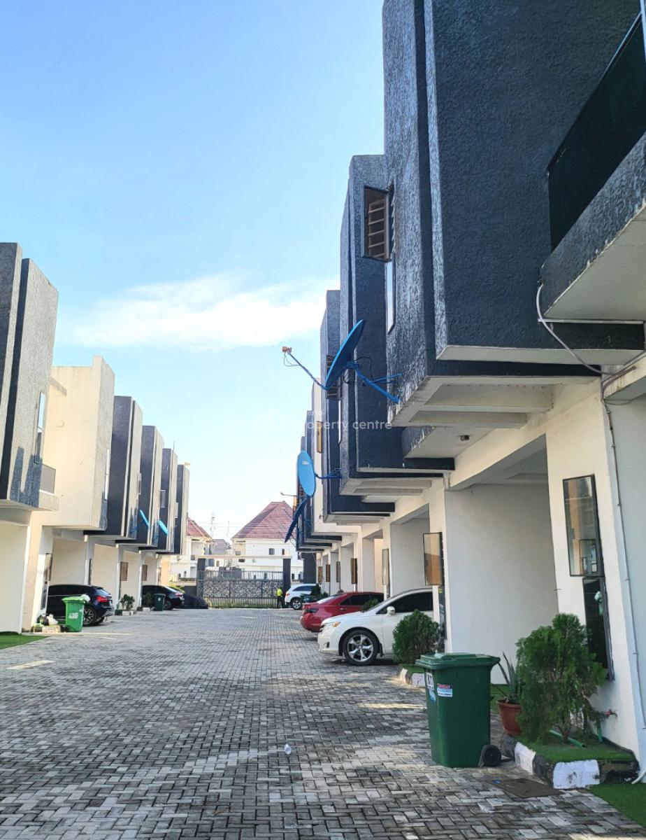 Move-in-ready Luxury 4-bedroom Terraced Duplex with Solar Inverter, Orchid Road, Lekki, Lagos, Terraced Duplex for Sale
