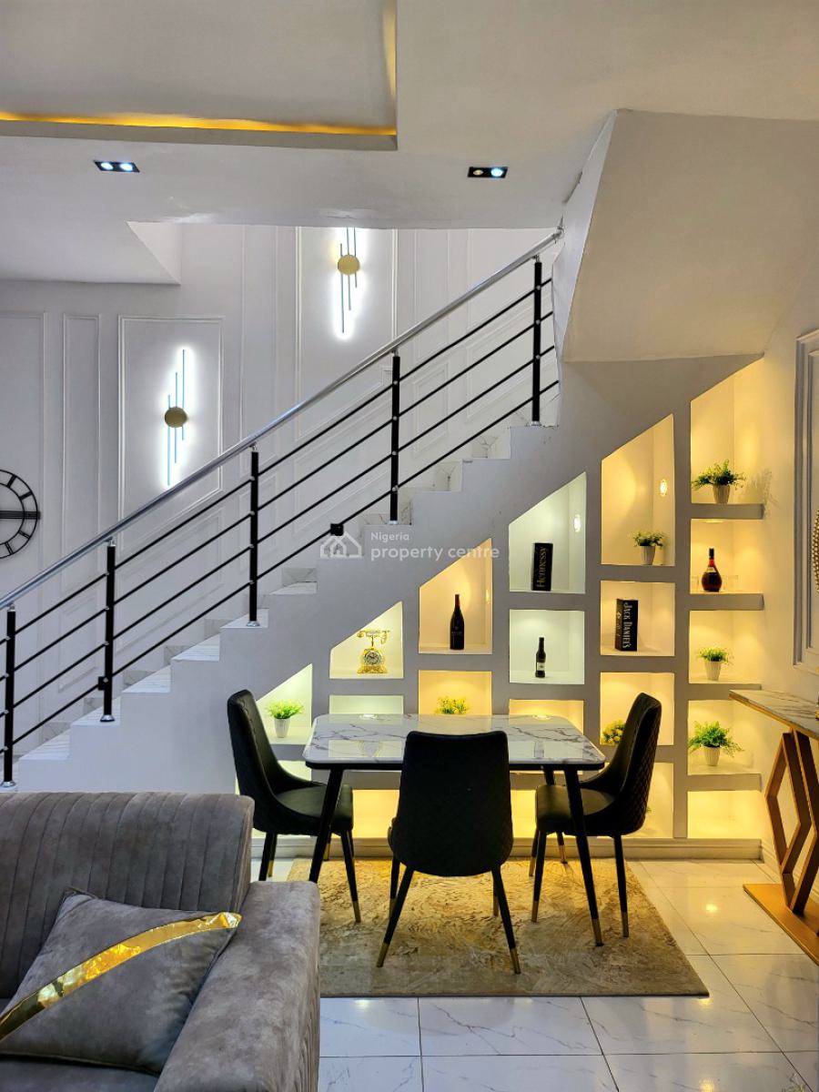 Move-in-ready Luxury 4 Bedroom Terraced Duplex with Solar Inverter, Orchid Road, Lekki, Lagos, Terraced Duplex for Sale