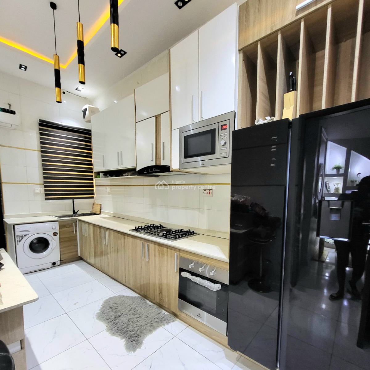 Move-in-ready Luxury 4 Bedroom Terraced Duplex with Solar Inverter, Orchid Road, Lekki, Lagos, Terraced Duplex for Sale