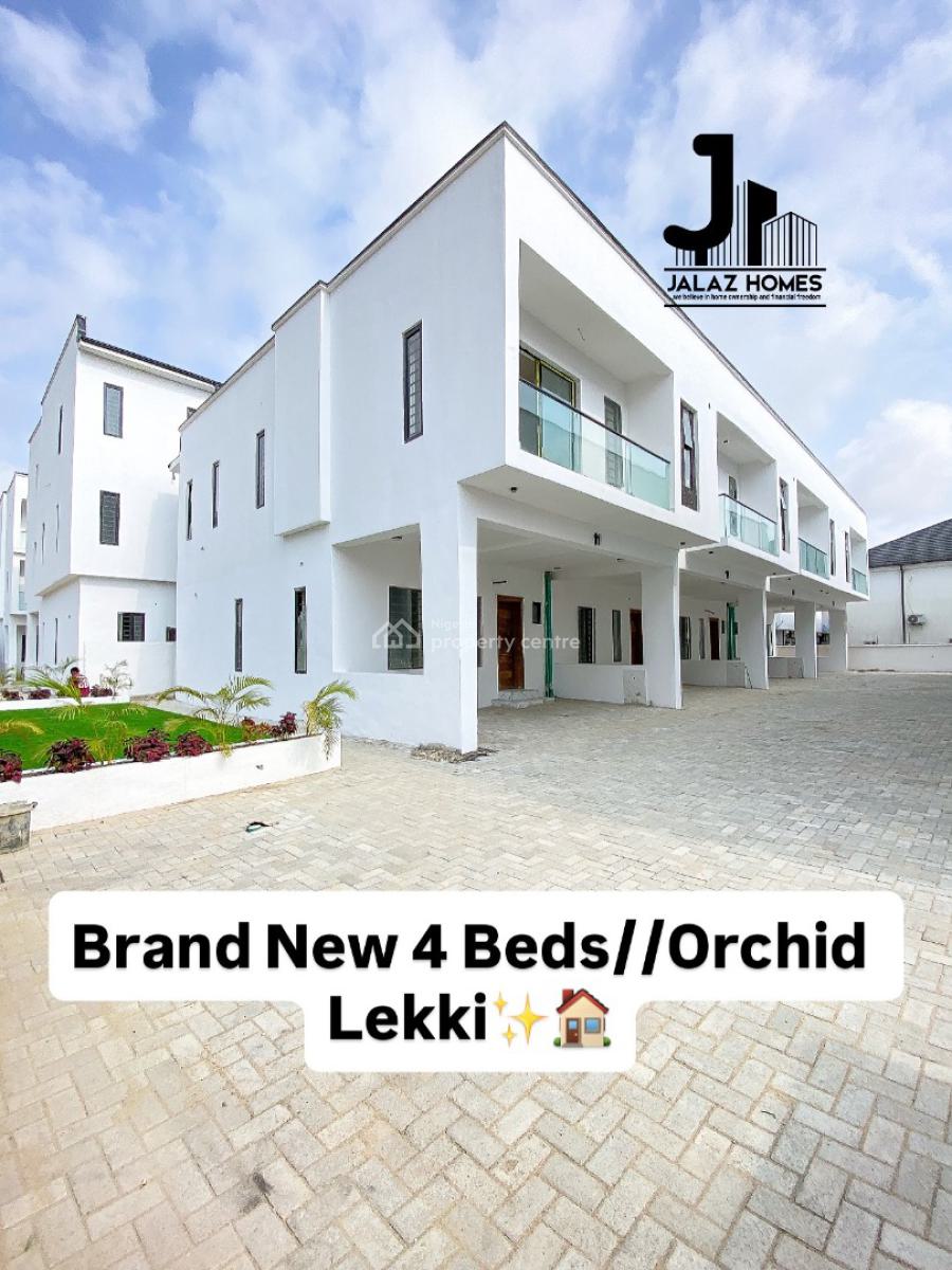 Brand New 4 Bedroom Terraced Duplex Home, Lekki, Lagos, House for Sale