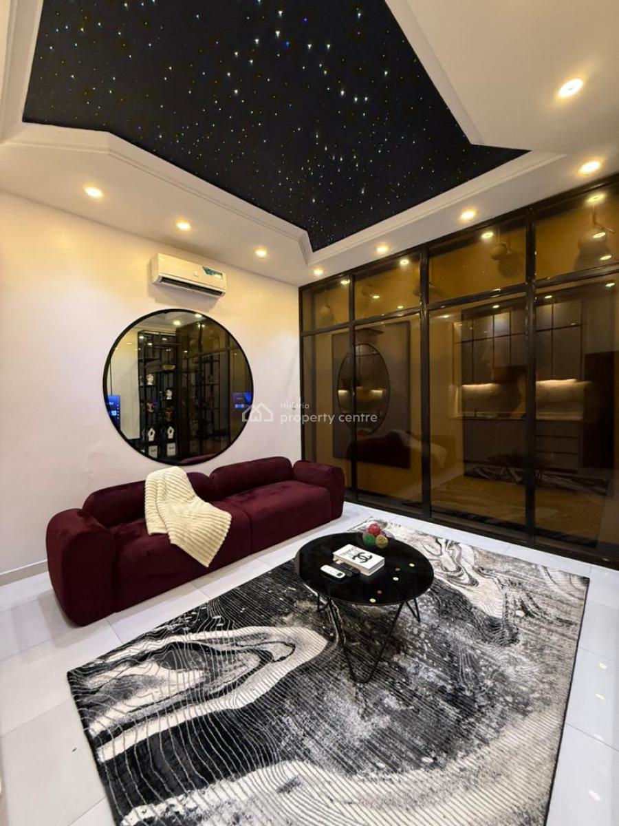Deluxe 1 Bedroom Bathub Apartment with Red Room, Lekki Phase 2, Lekki, Lagos, Flat / Apartment Short Let