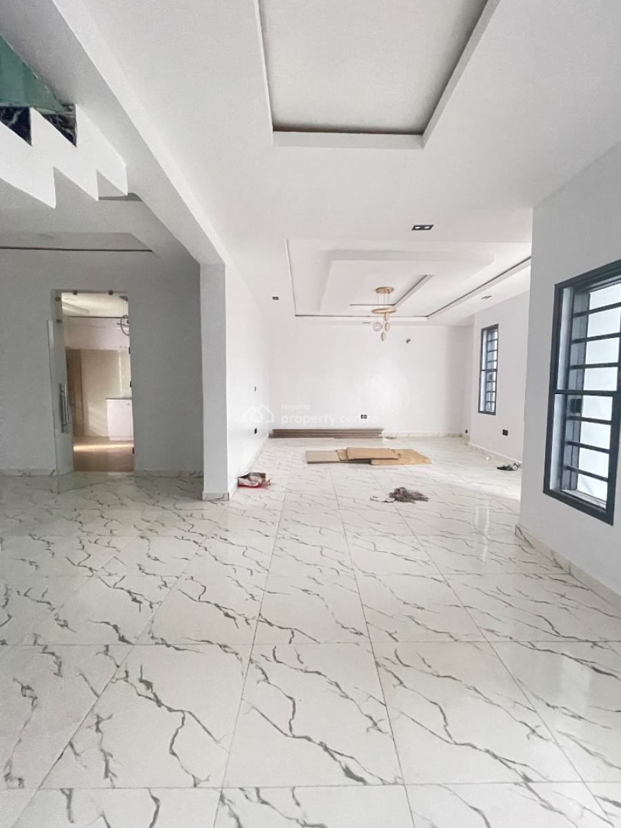 Luxury Brand New 4 Bedroom Terrace Duplex Alone in The Compound, Located Inside a Secured Estate,clean Water and Beautiful Environment, Sangotedo, Ajah, Lagos, Terraced Duplex for Rent