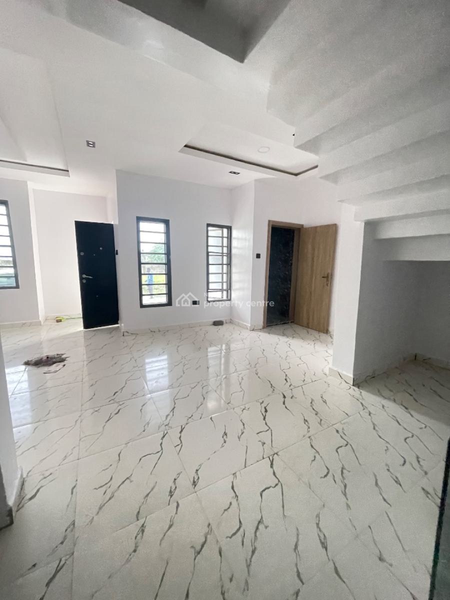 Luxury Brand New 4 Bedroom Terrace Duplex Alone in The Compound, Located Inside a Secured Estate,clean Water and Beautiful Environment, Sangotedo, Ajah, Lagos, Terraced Duplex for Rent