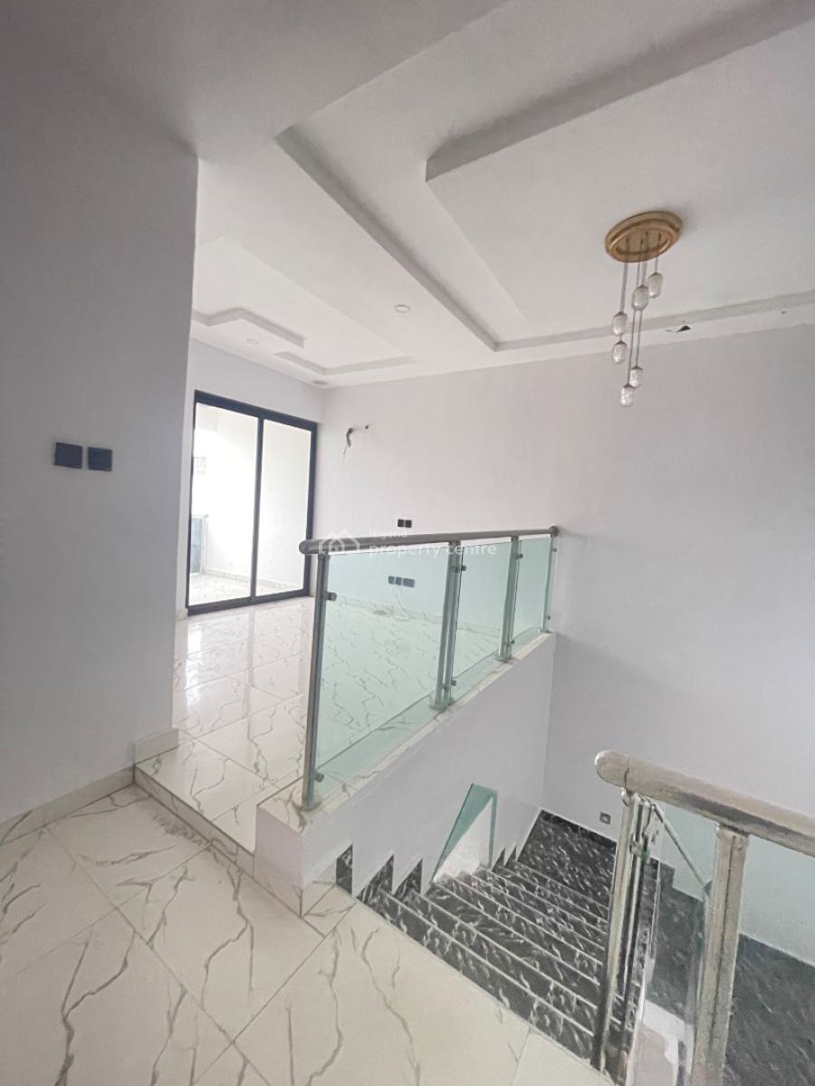 Luxury Brand New 4 Bedroom Terrace Duplex Alone in The Compound, Located Inside a Secured Estate,clean Water and Beautiful Environment, Sangotedo, Ajah, Lagos, Terraced Duplex for Rent