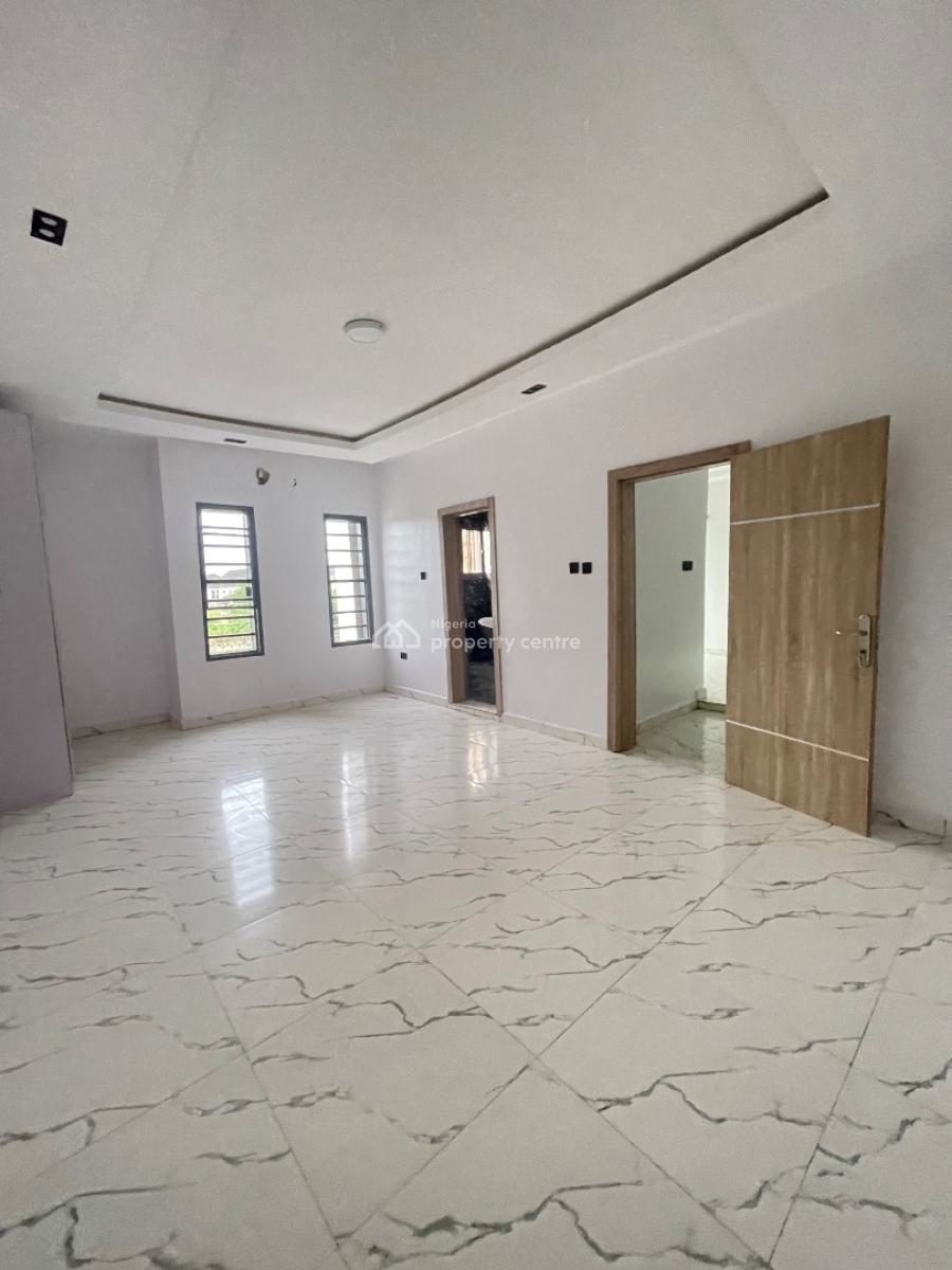 Luxury Brand New 4 Bedroom Terrace Duplex Alone in The Compound, Located Inside a Secured Estate,clean Water and Beautiful Environment, Sangotedo, Ajah, Lagos, Terraced Duplex for Rent