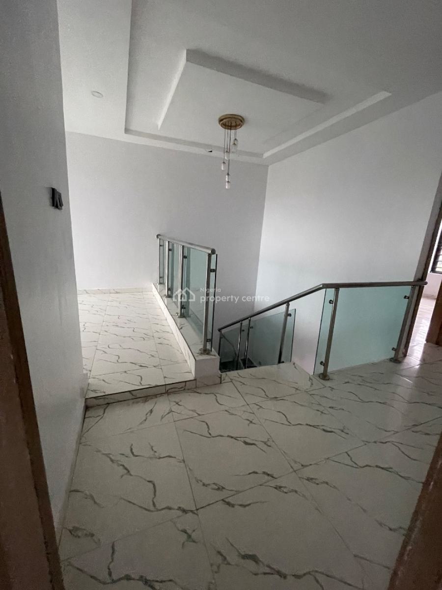 Luxury Brand New 4 Bedroom Terrace Duplex Alone in The Compound, Located Inside a Secured Estate,clean Water and Beautiful Environment, Sangotedo, Ajah, Lagos, Terraced Duplex for Rent