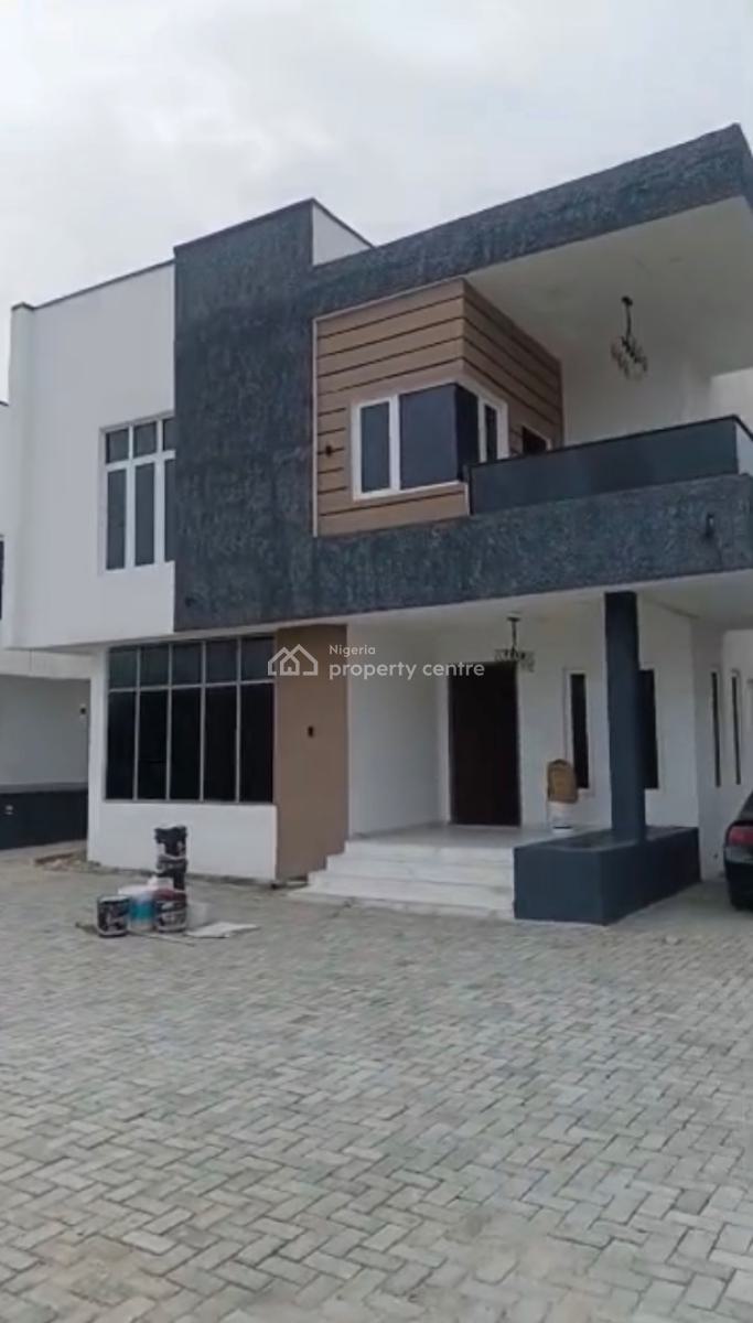 a Brand New 5 Bedroom Fully Detached Duplex with a Room Bq, Royal Garden Estate, Ajah, Lagos, Detached Duplex for Rent