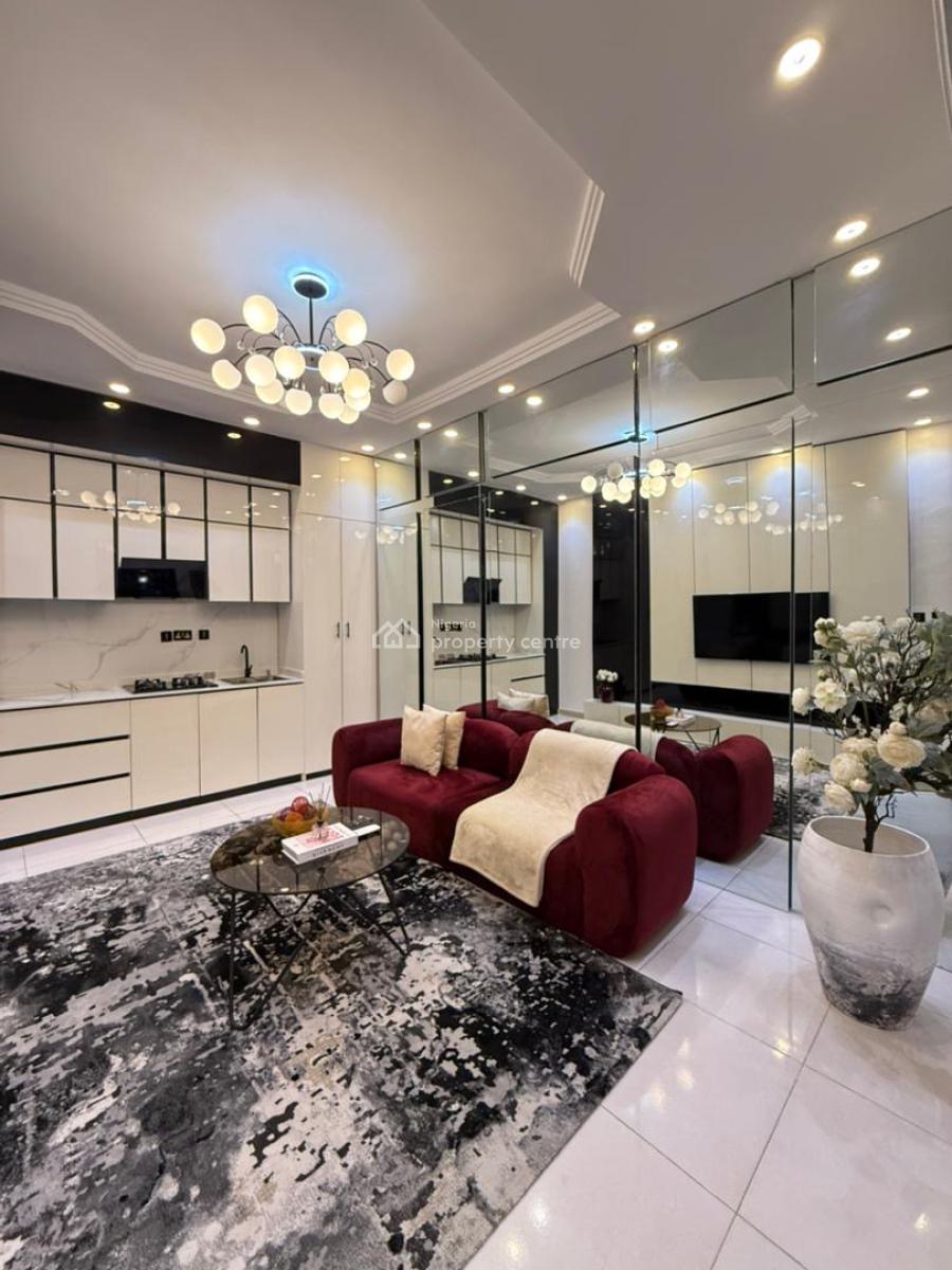 1 Bedroom Apartment with a Private Cinema and Bathub, Osapa, Lekki, Lagos, Flat / Apartment Short Let