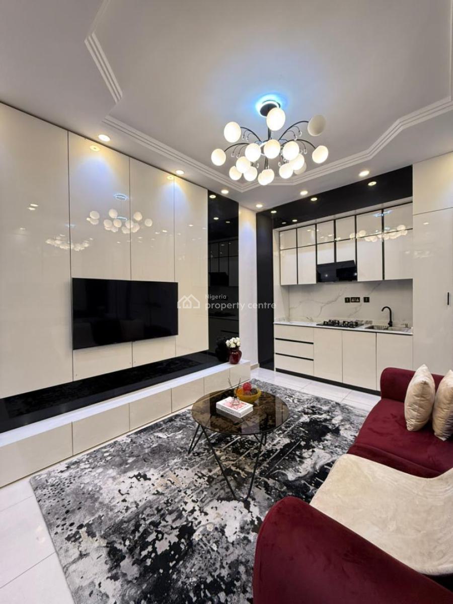 1 Bedroom Apartment with a Private Cinema and Bathub, Osapa, Lekki, Lagos, Flat / Apartment Short Let