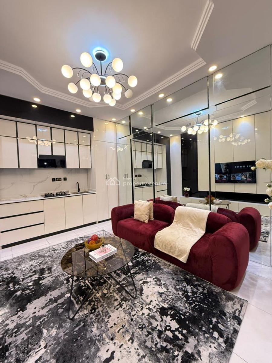 1 Bedroom Apartment with a Private Cinema and Bathub, Osapa, Lekki, Lagos, Flat / Apartment Short Let