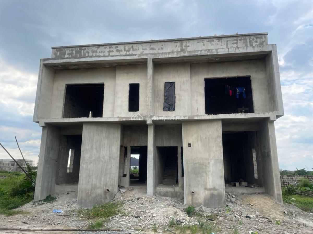 Spacious 4bedroom( Carcass), Warri, Delta, Terraced Duplex for Sale