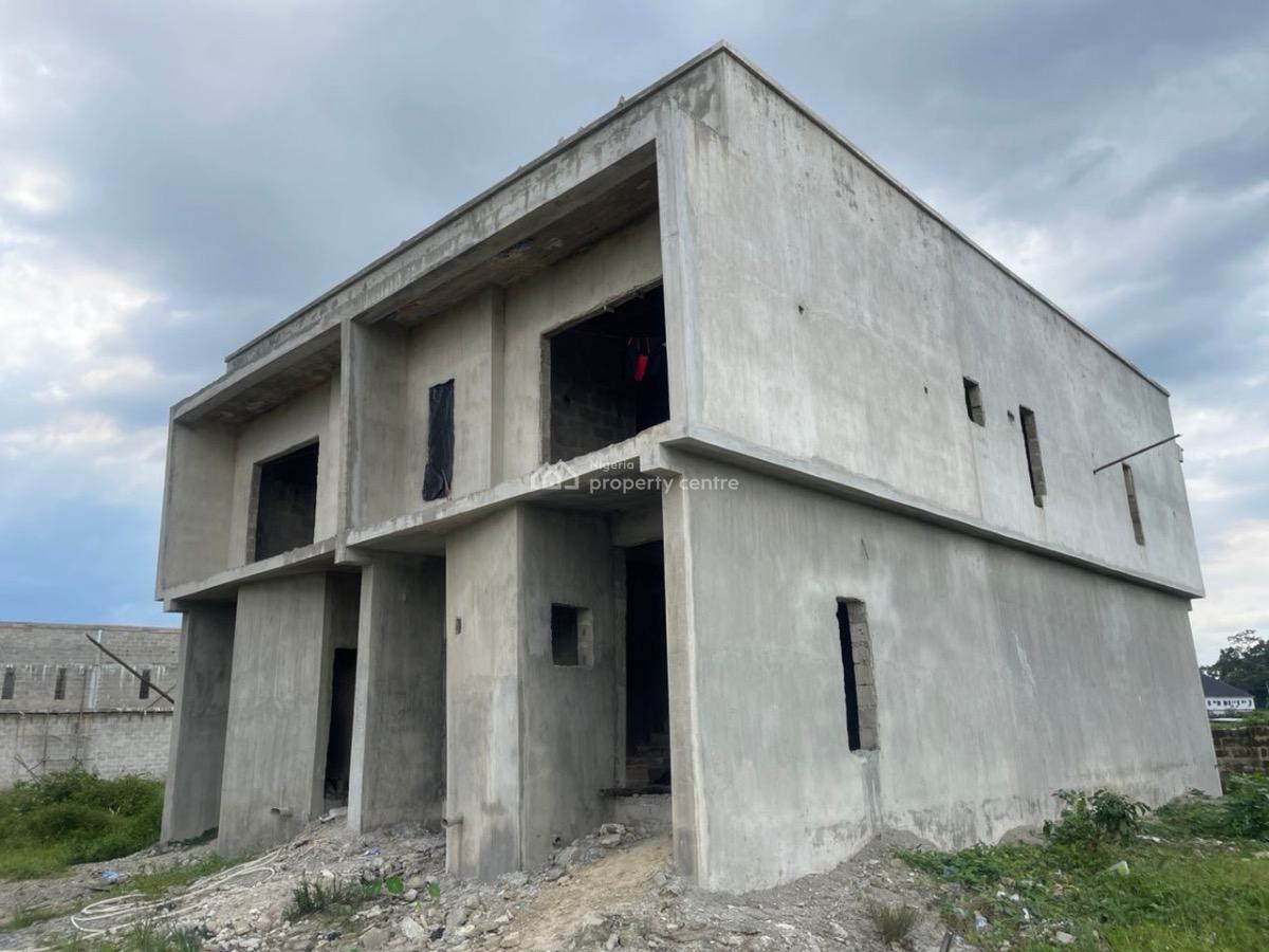 Spacious 4bedroom( Carcass), Warri, Delta, Terraced Duplex for Sale