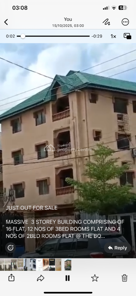 Standard Newly Renovated Block of Units of Flats, Peace Estate Off Ago Palace Way Okota, Okota, Isolo, Lagos, House for Sale