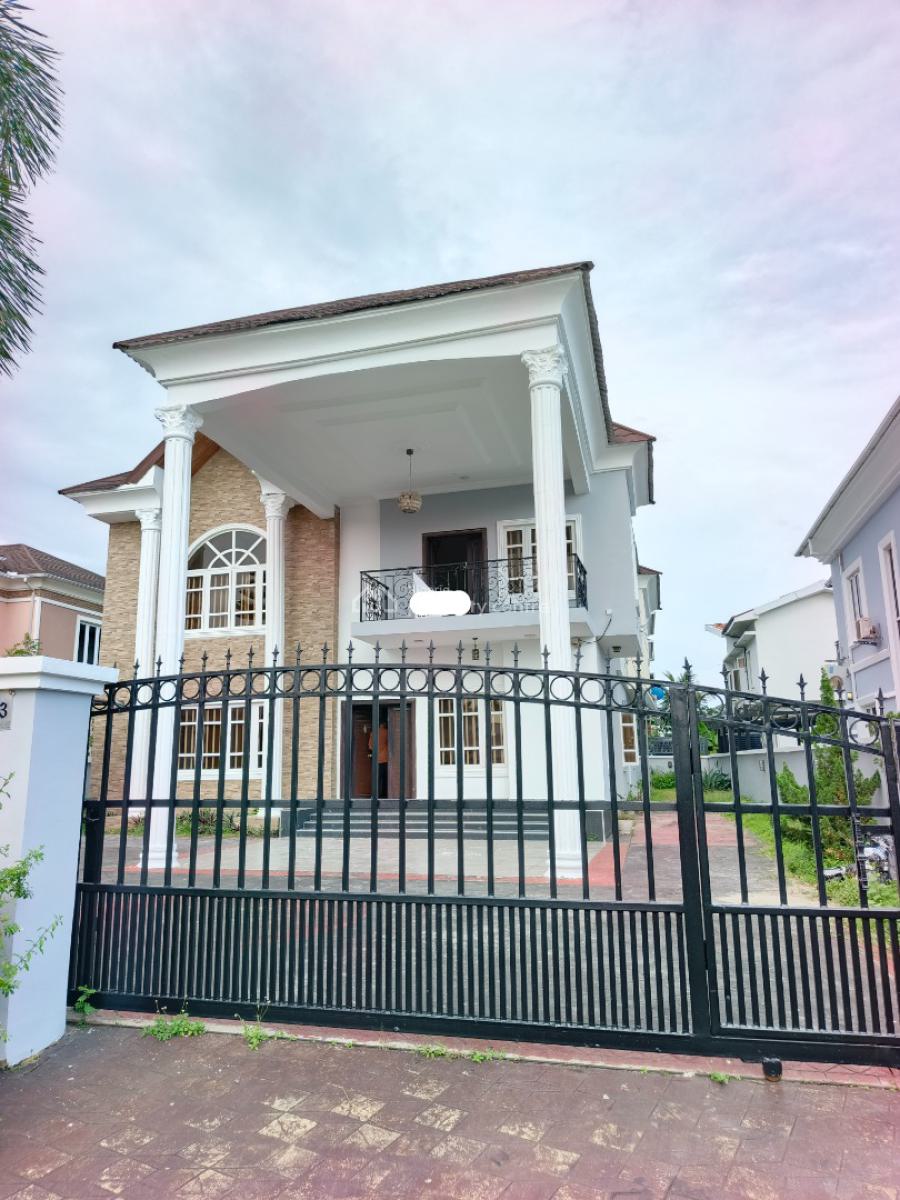 Smart Spacious Conducive 5 Bedrooms Detached Duplex with Bq., Royal Garden Estate, Ajah, Lagos, Ajah, Lagos, Detached Duplex for Rent