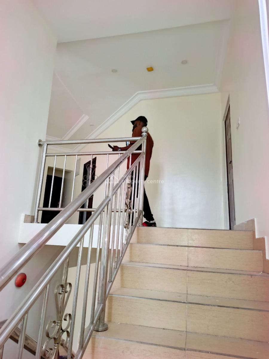 Smart Spacious Conducive 4 Bedrooms Detached Duplex with Ac and Bq., Royal Garden Estate, Ajah, Lagos, Ajah, Lagos, Semi-detached Duplex for Rent