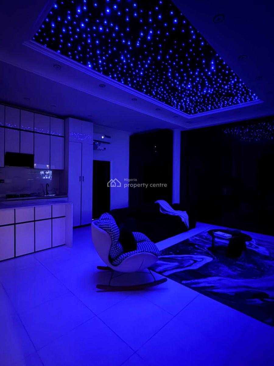 Two Units of Deluxe Cinematic 1 Bedroom with Bathub and Red Room, Chevron Lekki, Lekki, Lagos, Mini Flat (room and Parlour) Short Let
