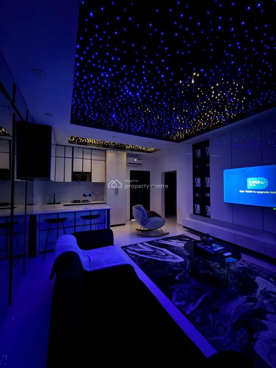 Two Units of Deluxe Cinematic 1 Bedroom with Bathub and Red Room, Chevron Lekki, Lekki, Lagos, Mini Flat (room and Parlour) Short Let