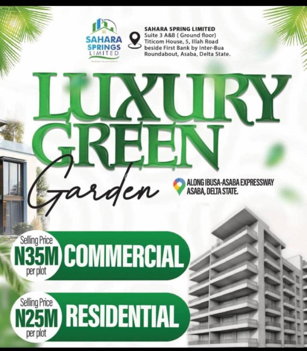 Deed of Conveyance and Registered Survey Plan, Ibusa Asaba Express Way, Asaba, Delta, Residential Land for Sale
