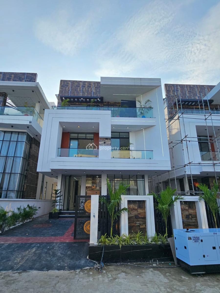 Luxury 6 Bedroom Fully Detached Duplex with Bq & Pool, Chevron, Lekki, Lagos, Detached Duplex for Sale