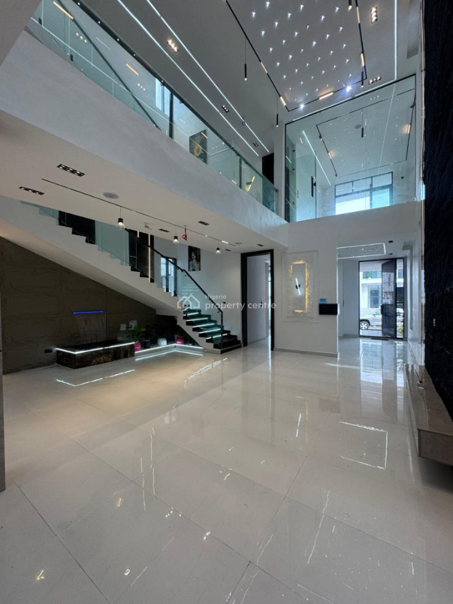 Luxury 6 Bedroom Fully Detached Duplex with Bq & Pool, Chevron, Lekki, Lagos, Detached Duplex for Sale