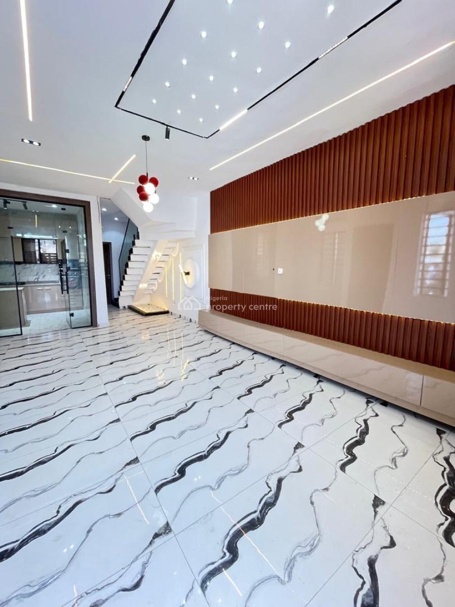 Aesthetically Pleasing 4 Bedroom Semi Detached Family Home, Luxury Brand New 4 Bedroom Semi-detached Duplex with a Room Bq, Ikota, Lekki, Lagos, Semi-detached Duplex for Sale