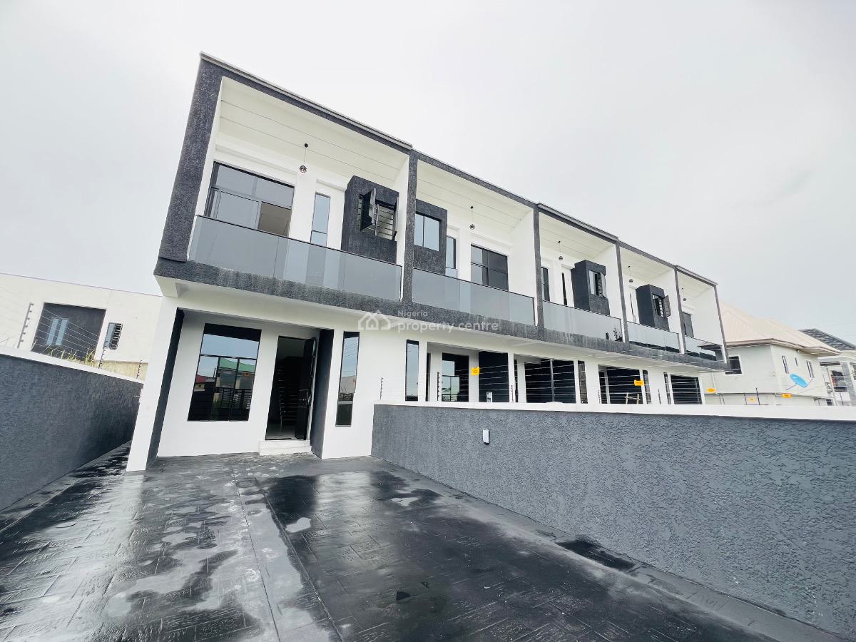4bedroom Terrace Duplex with Bq, Ikota, Lekki, Lagos, Terraced Duplex for Rent