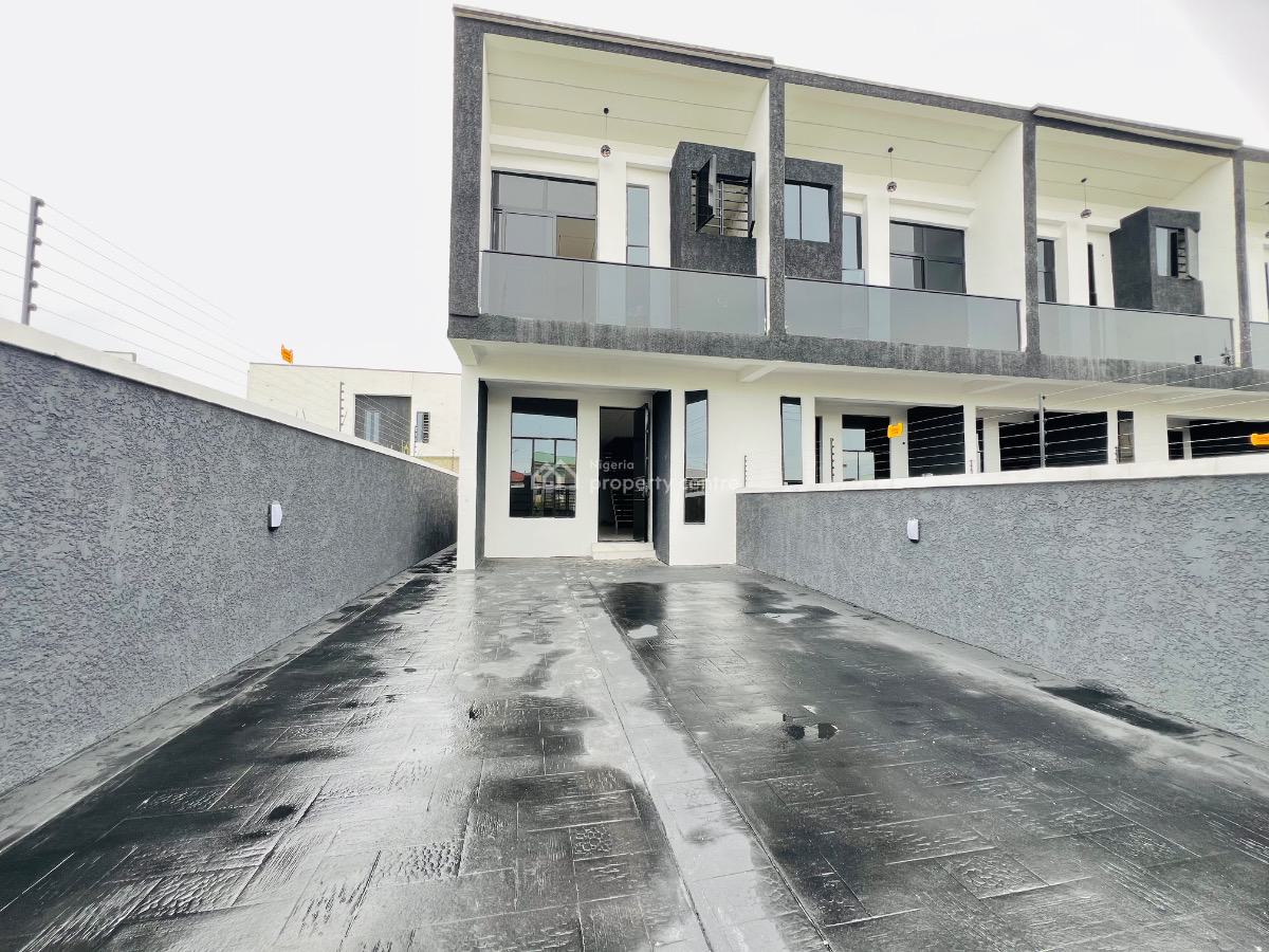 4bedroom Terrace Duplex with Bq, Ikota, Lekki, Lagos, Terraced Duplex for Rent