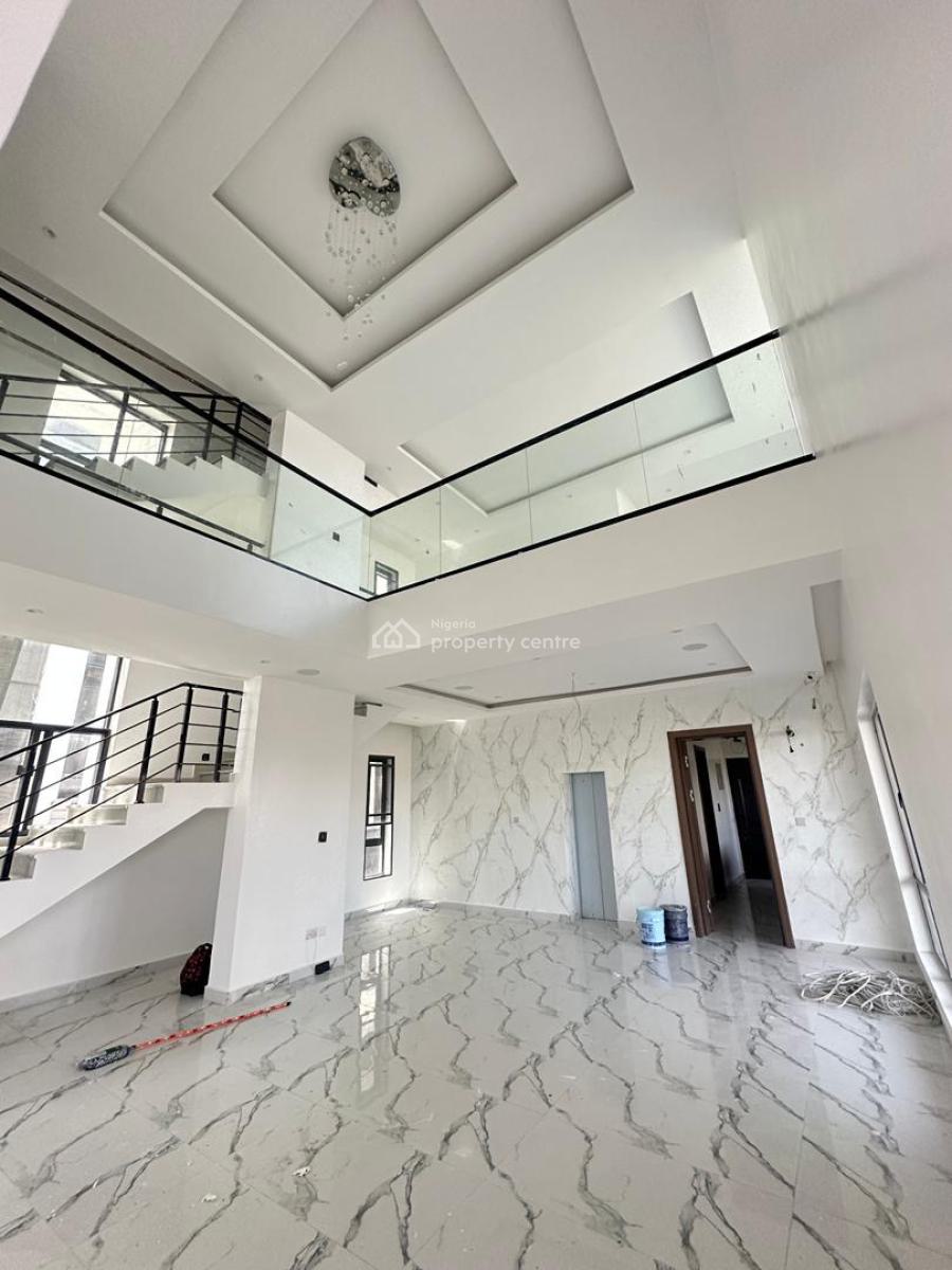 Contemporary Spacious 5 Bedroom Fully Detached Duplex with Bq, Ikate, Lekki, Lagos, Detached Duplex for Sale