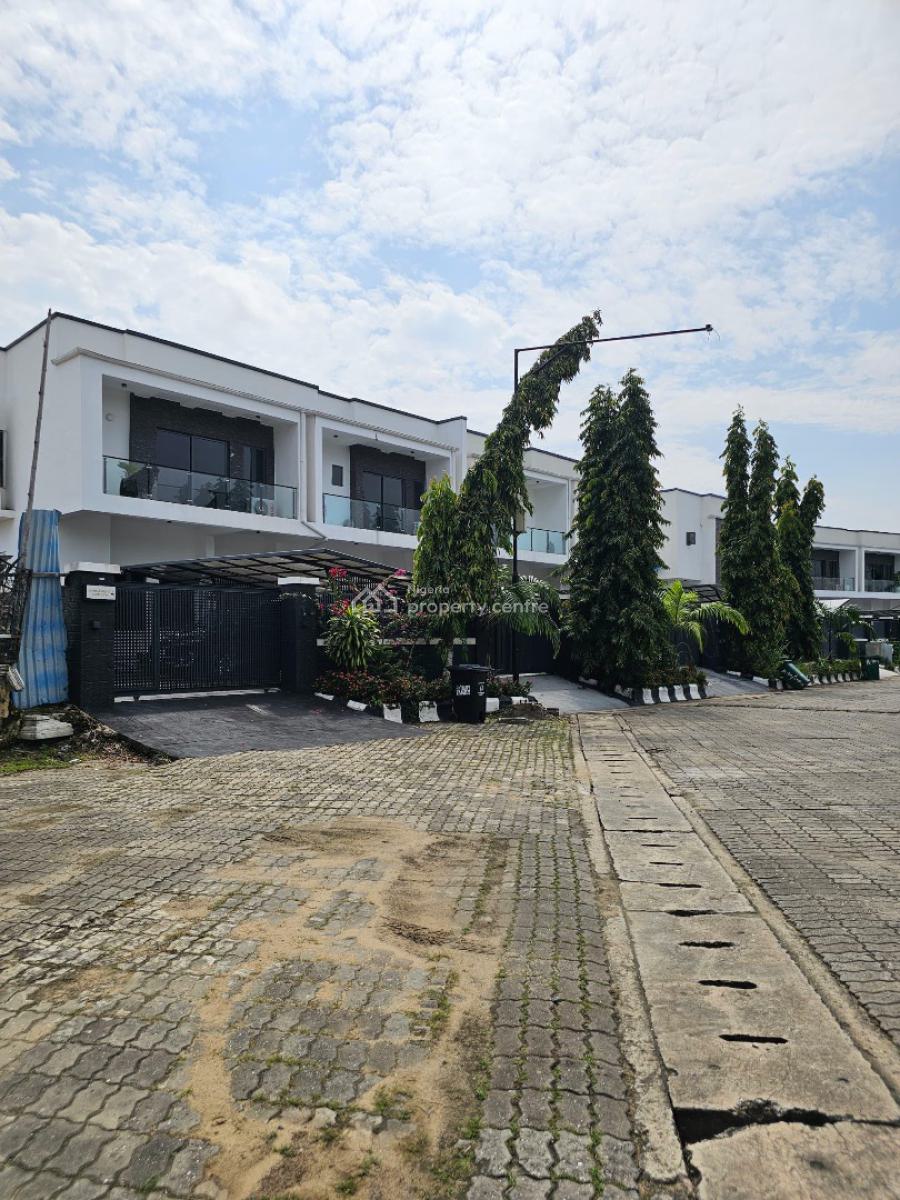 Very Spacious Exquisite Luxury 4 Bedroom Self Compound Terrace Duplex, Vgc, Lekki, Lagos, Terraced Duplex for Sale