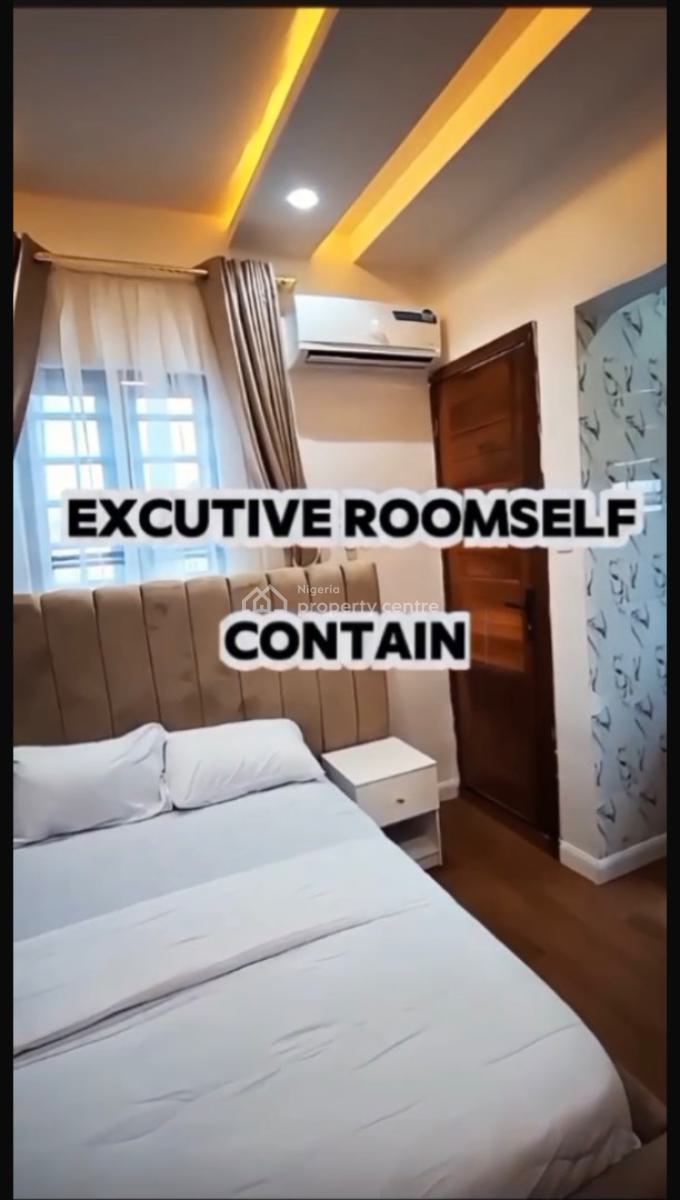 a Monthly Furnished Self Contain with Tv, Bed, Wardrobe and Others, Morocco, Yaba, Lagos, Self Contain (single Rooms) for Rent