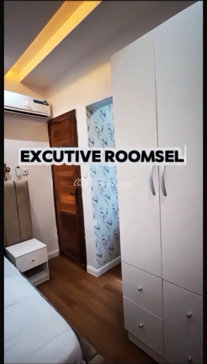 a Monthly Furnished Self Contain with Tv, Bed, Wardrobe and Others, Morocco, Yaba, Lagos, Self Contain (single Rooms) for Rent